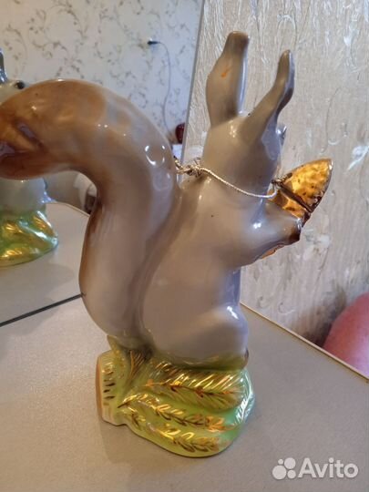 Штоф Фарфоровый Белка Хайта СССР
