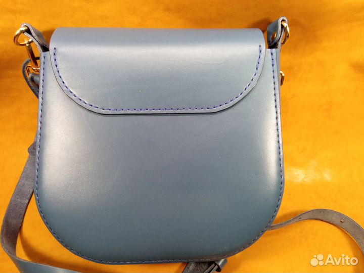 Сумочка женская, натуральная кожа, ручная работа