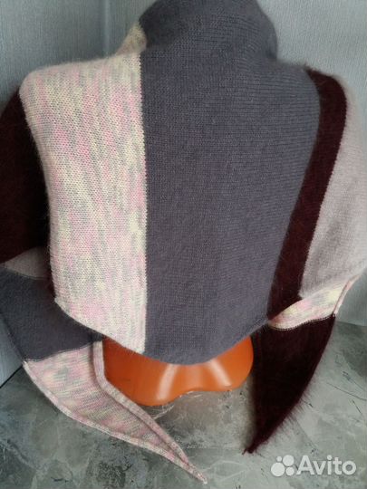 Бактус - полосатик, платок, шаль, косынка