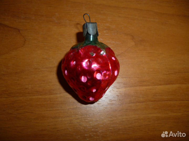 Ёлочная игрушка стеклянная