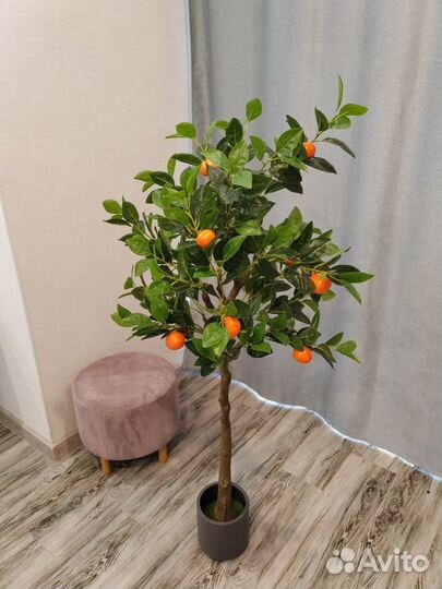 Искусственное растение мандариновое дерево