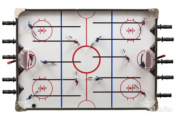 Настольный хоккей Аляска Alaska, серо-синий