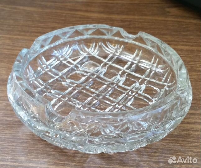 Пепельница СССР стекло 13 см