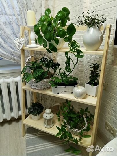 Полки стеллажи деревянные