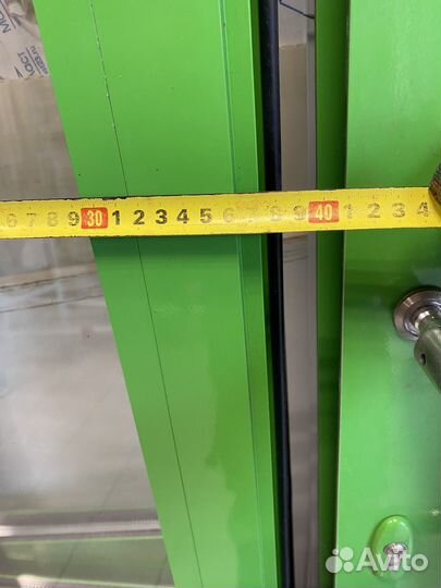 Дверь входная алюминиевая б/у