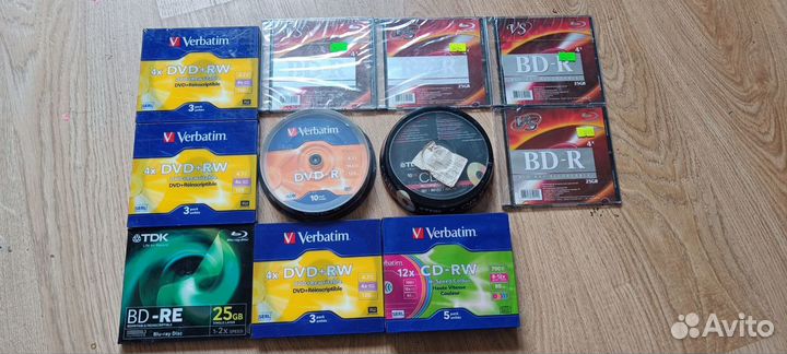 Диски CD, DVD, BD