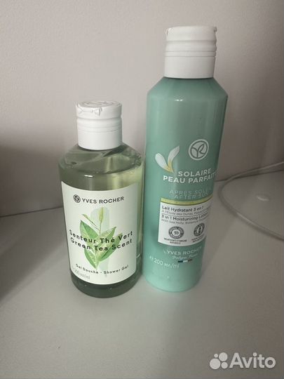 Молочко после загара и гель для душа Ив роше