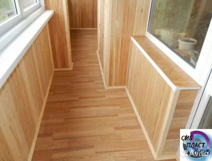 Балкон пвх с отделкой под ключ