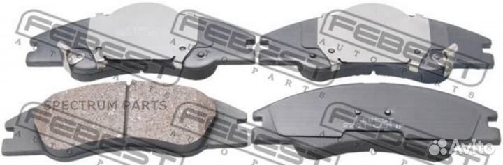Febest 2201cerif колодки тормозные передние компле