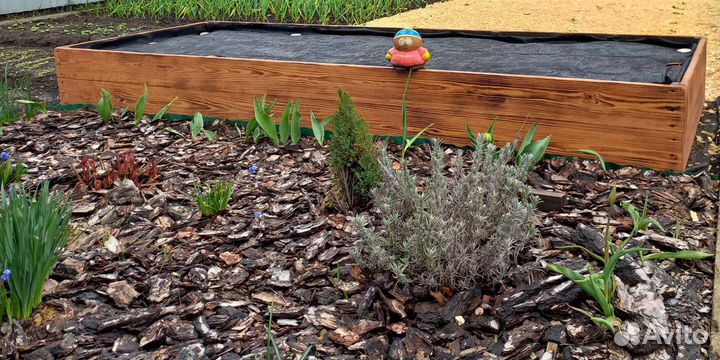 Высокие грядки из дерева