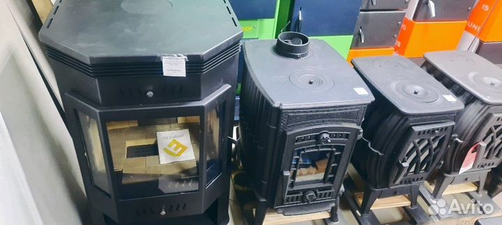 Чугунные печи камины