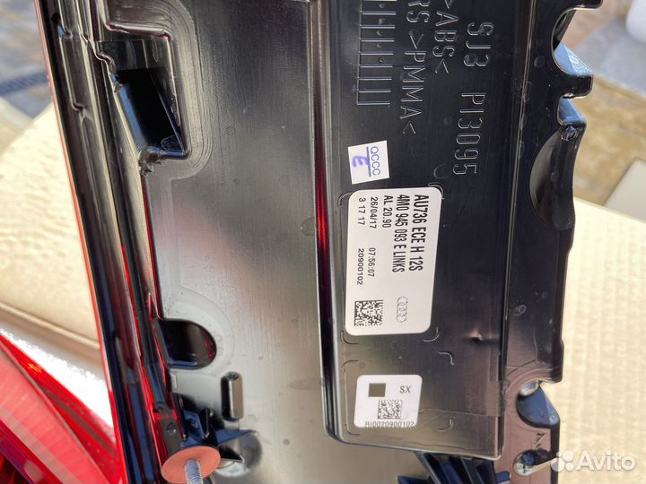 Фонари задние audi q7