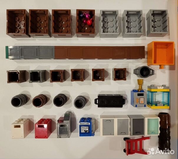 Lego ящики, бочки, сейфы, комоды и тд