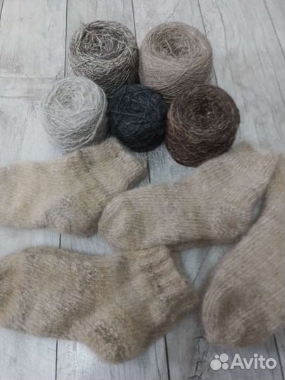 Носки из собачьего пуха