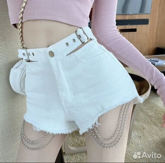 Шорты белые новые