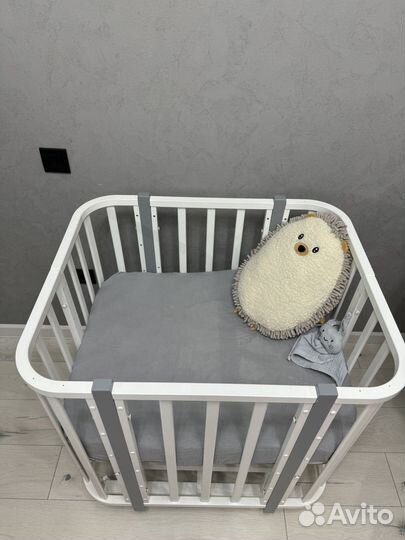 Детская кроватка трансформер с маятником