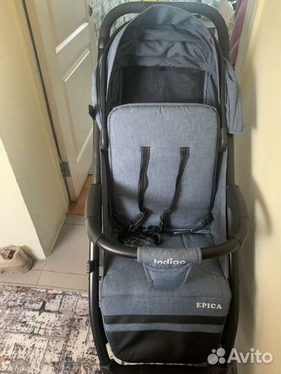 Прогулочная коляска индиго новая