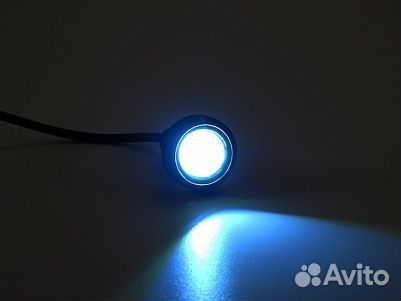 Дневные ходовые огни 12V COB (линза) сверхмощная