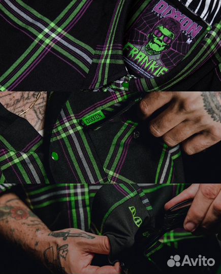 Рубашка Dixxon frankie flannel оригинал США