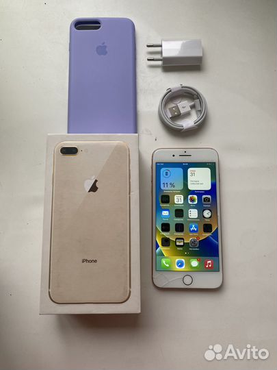 iPhone 8 plus 64гб с полным комплектом