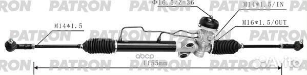 Рейка рулевая гидравлическая hyundai: accent 20