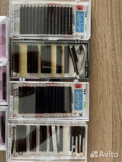 Ресницы для наращивания enigma lovely и lash go