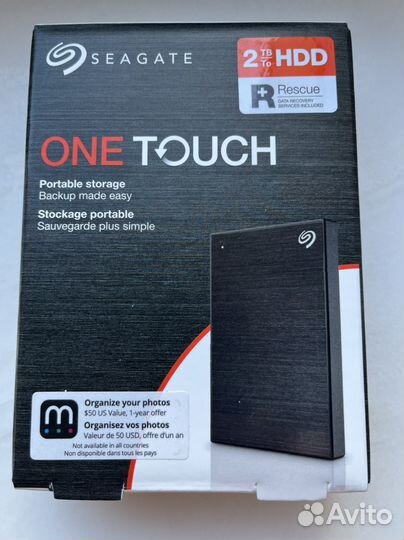 Жёсткий диск Seagate One Touch Portable 2Tb HDD