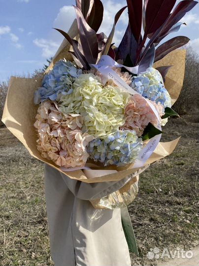 Букет гортензий