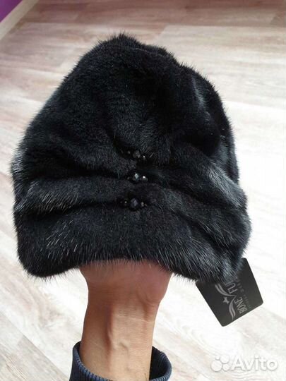 Шапка норковая новая