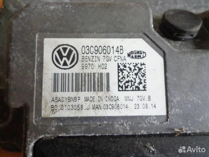 Блок управления двигателем VW Polo 5