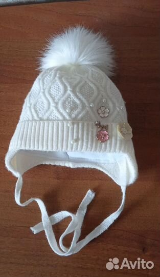 Зимняя шапка детская для девочек