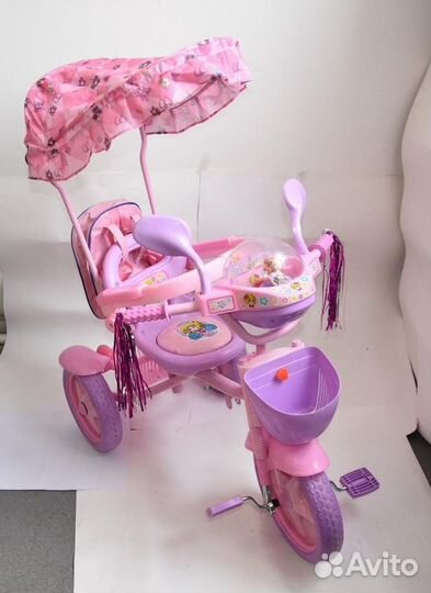 Детский трехколесный велосипед 3127 розовый