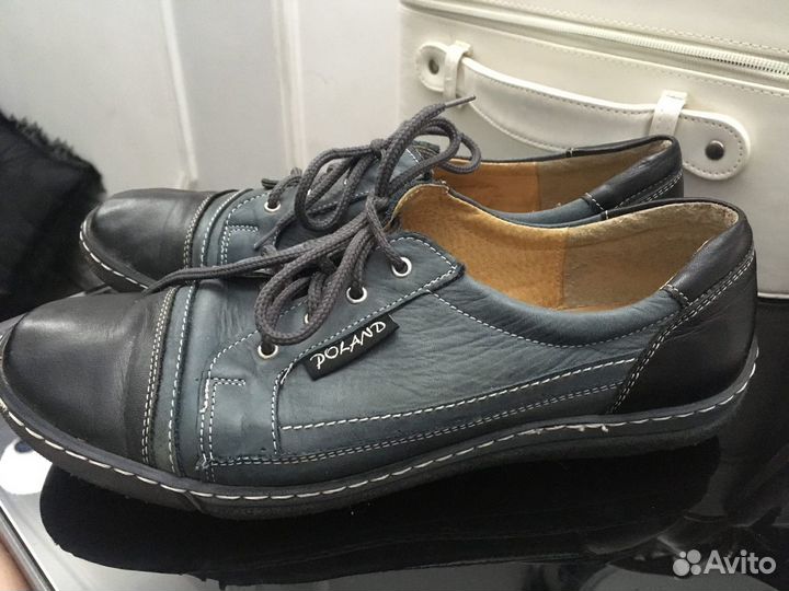 Кеды кожаные 40