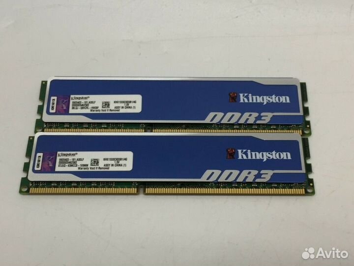 Kingston HyperX Blu 8GB 2x4GB 1333 MHz DDR3 ддр3