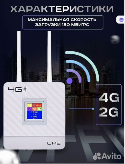 Wi-Fi роутер, роутер от симкарты 4G