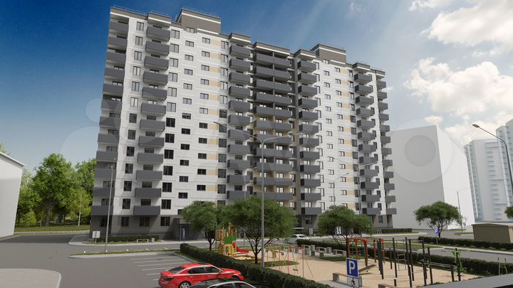 2-к. квартира, 56,9 м², 12/13 эт.