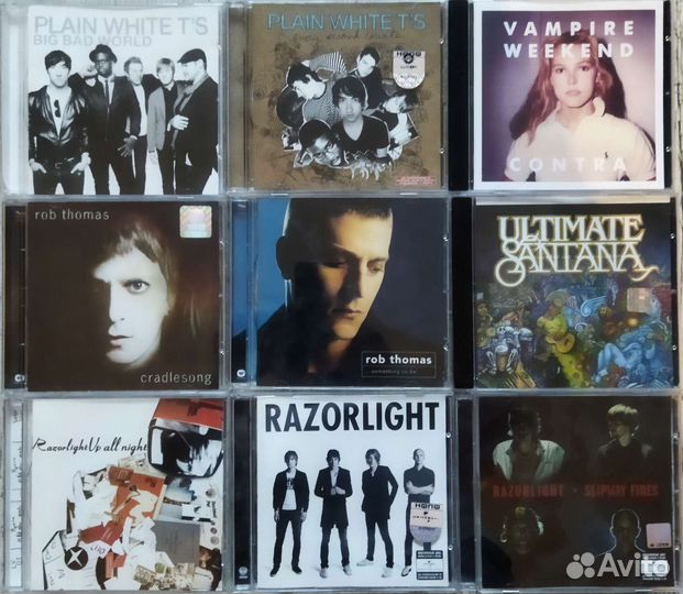 CD диски. Рок, поп, джаз зарубежный