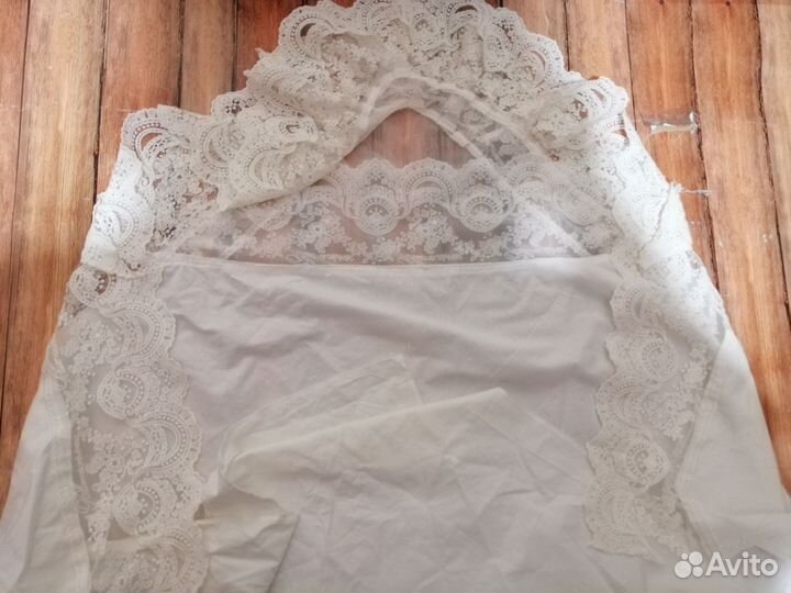 Кружевной уголок /пелёнка на выписку