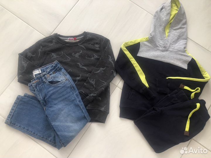 Пакетом на мальчика 110-116-122