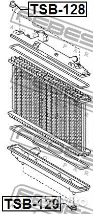 Втулка крепления радиатора