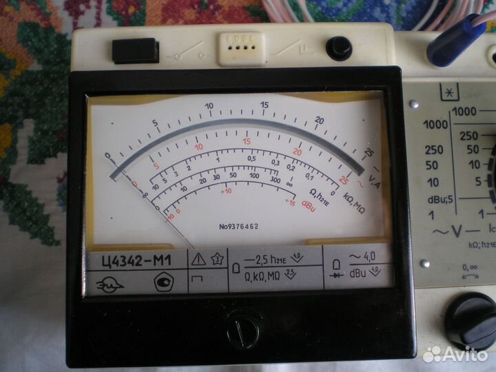 Электроизмерительные приборы: Ц4342-М1; Ц4317М