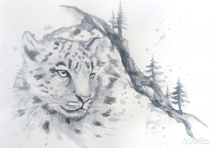 Картина акварелью 