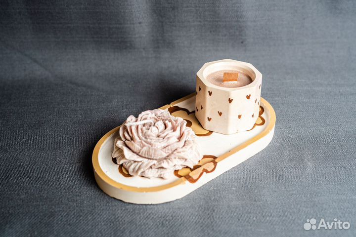 Ароматическая свеча ручной работы