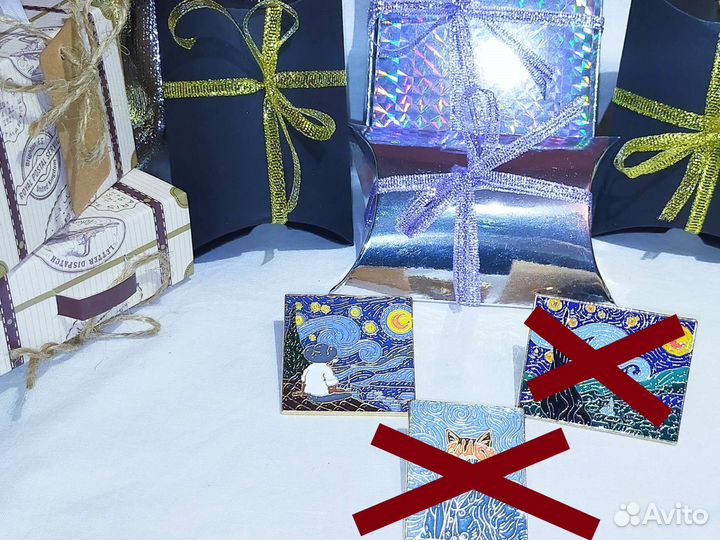 Ван Гог Брошь. Значок Новый