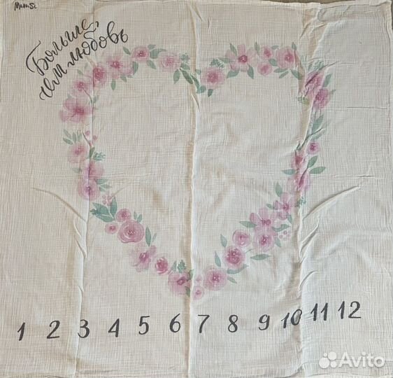 Муслиновая фотопеленка Mamsi 120 x 120 фотозона