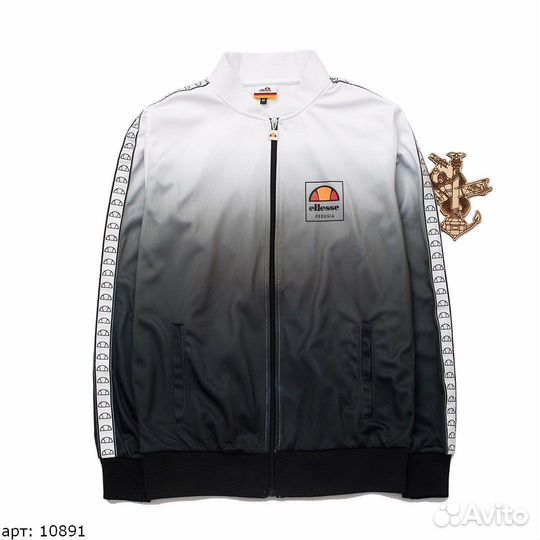 Олимпийка Ellesse gray gradient Чёрная