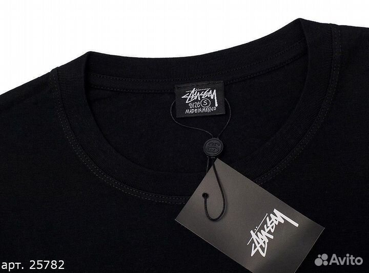 Футболка Stussy skull workshop белая
