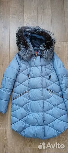 Пуховик женский зимний.размер 42
