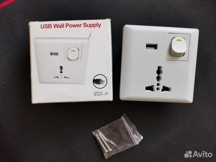 Выключатель универсальный розетка USB