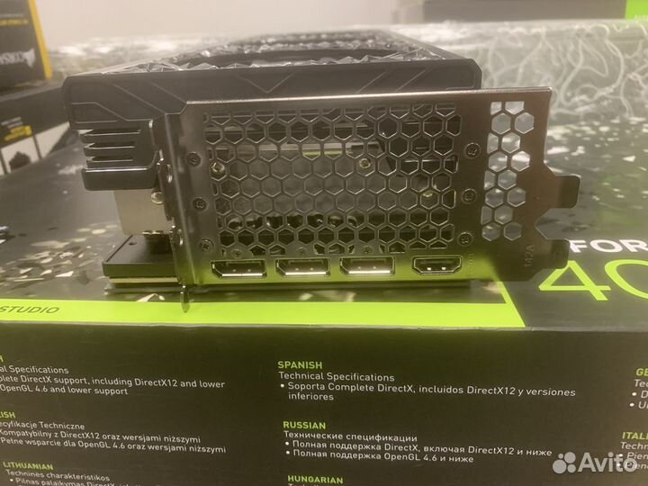 Видеокарта RTX 4090 GameRock OC 24 gb Palit рст